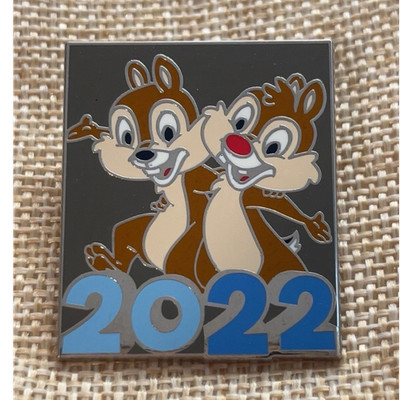 Disney Chip & Dale 2022 New Year Theme Single Pin - Disney Franchise
