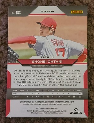 SHOHEI OHTANI 2021 PANINI PRIZM RED, WHITE & BLUE TRADING CARD | eBay