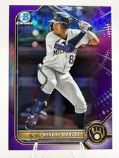 2022 Bowman Draft - Chrome Hendry Mendez #BDC-116 Purple Refractor /250 (RC)