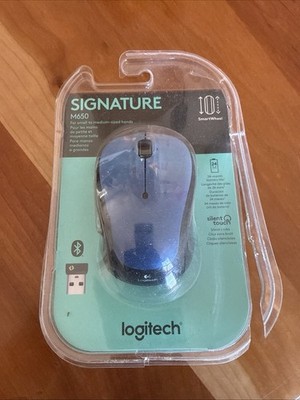Logitech SIgnature M650 Wireless Mouse - Blue