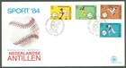 Colonies G35 Netherlands Antilles 1984 FDC 4v Sports Baseball