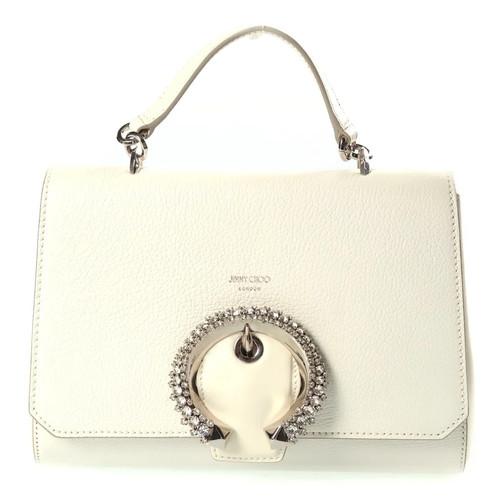 JIMMY CHOO Madeleine Crystal Bag Handbag White Women's #BRG171