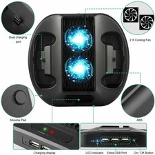 For Xbox Series S Console Vertical Stand Cooling Fan Controller Charging USB Hub