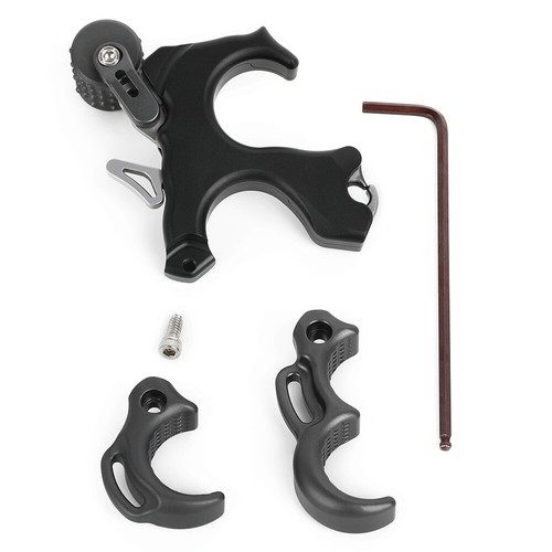 Bogenschießen Bogen Auslösehilfe Daumen 3/4 Finger verstellbar Compoundbogen Jagd RH LH - Bild 13 von 17