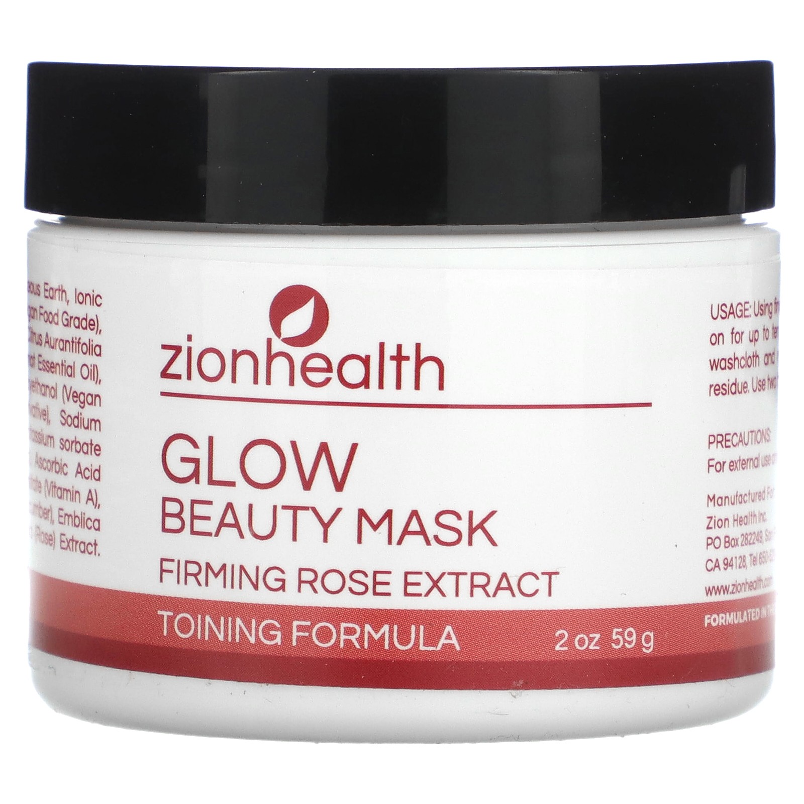 Маска для лица Glow Beauty с укрепляющим экстрактом розы 2 унции 5669 г 3690₽