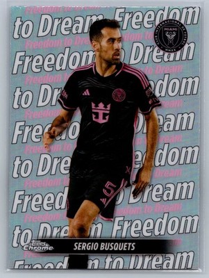 Sergio Busquets 2024 Topps Chrome MLS Team Tags #TT-1