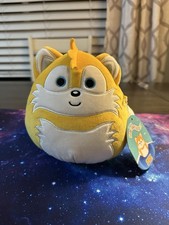 Squishmallow Kellytoy Plush Sonic the Hedgehog Tails 8" Inch NWT NEW