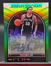 2025-26 Topps NBA Hoops #89S-JSO Jeremy Sochan 1989 throwback Auto Green-Knicks