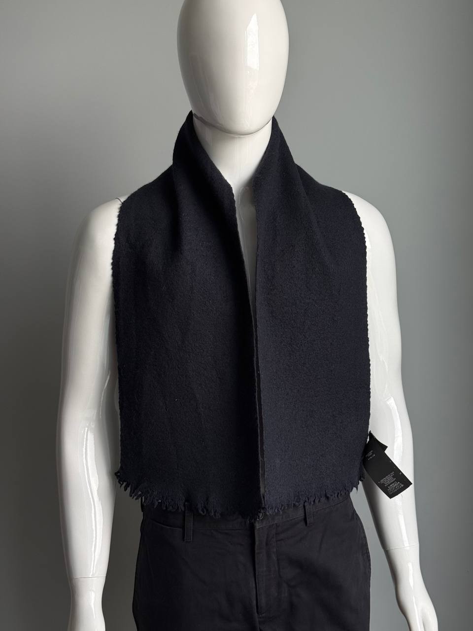 Gucci Vintage Blue Lana Wool Scarf