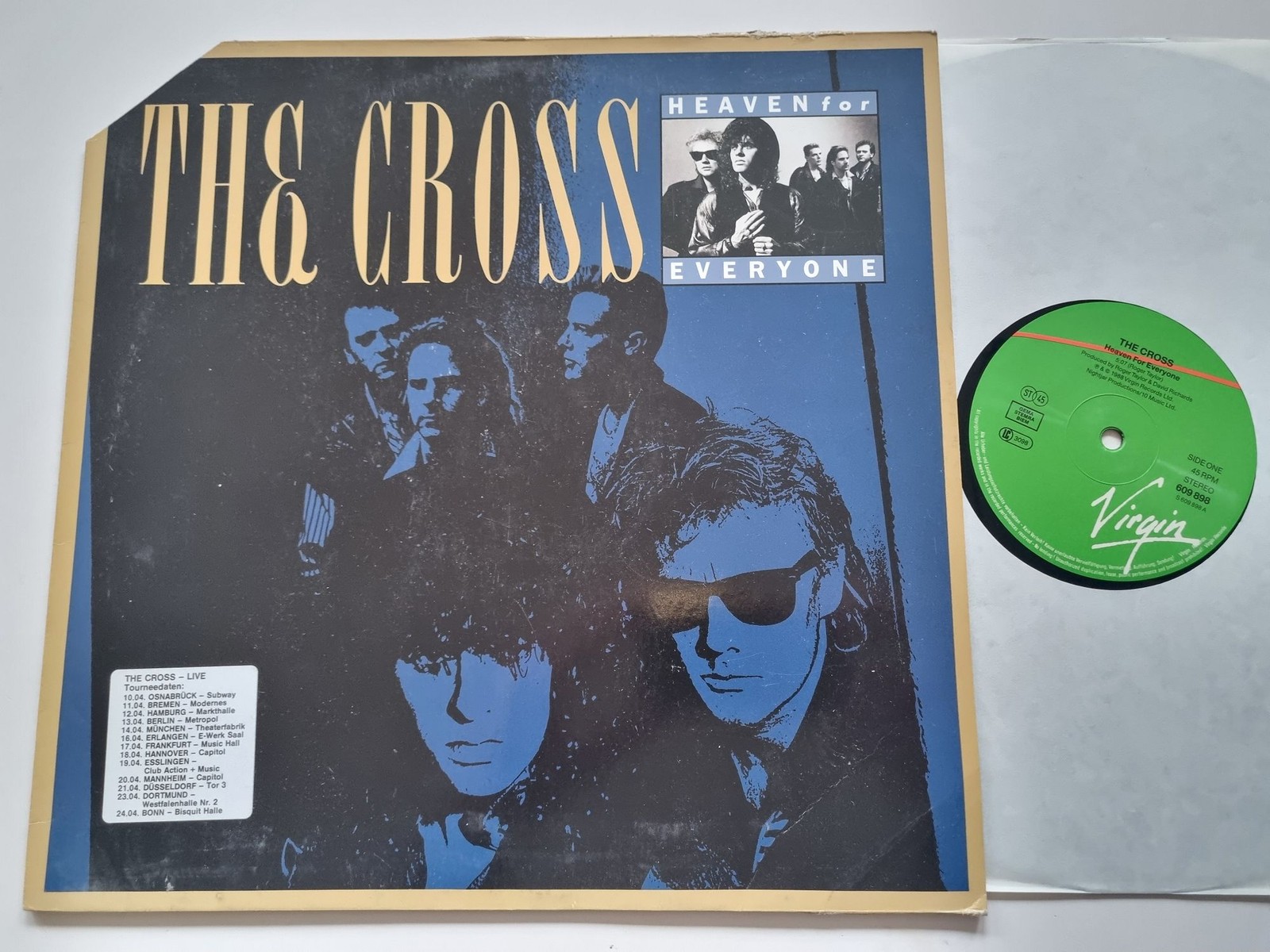 The Cross - Heaven For Everyone 12'' Vinyl Maxi Europe/ Queen/ Freddie Mercury