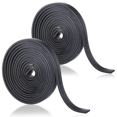 Moxweyeni 75 Inches Flexible Magnetic Strip Insert Shower Door Black 