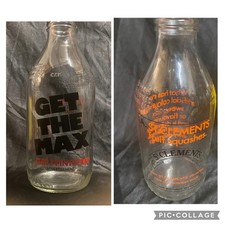 Unigate Advertising Milk Bottles - Drinks Types You Choose Drop-Down Some Wear