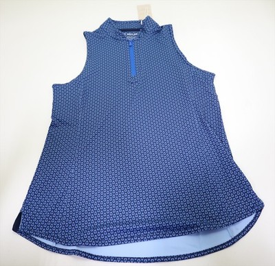 Peter Millar Golf Sleeveless Polo Womens Size Small SAPP 1050E New 01309923