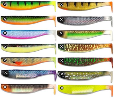 Monkey Lures Fat Lui 9cm - 2 Gummiköder, Zanderköder, Kunstköder, Gummifisch 