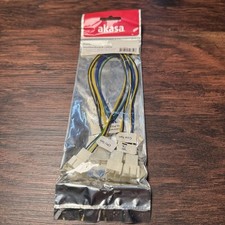 AKASA PWM Motherboard Signal Cable Molex Male To 3xPWM Fan NOS