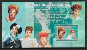 2006 Congo Democratic Republic Lucille Ball S/S MNH