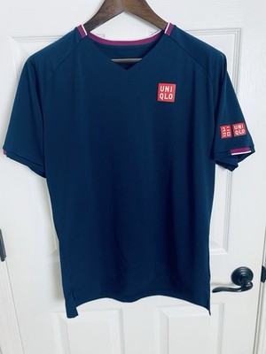 Uniqlo Roger Federer RF 2020 Australian Open Tennis Shirt Large