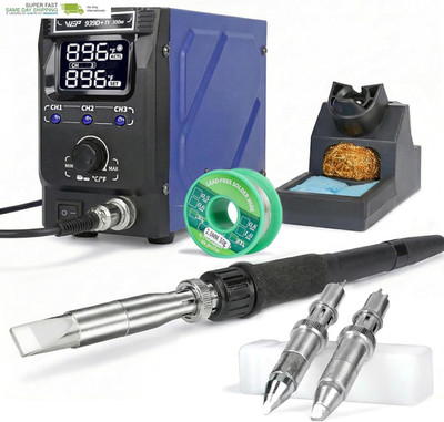 WEP 939D+IV 300W Heavy Duty Soldering Iron for Stained Glass, Larger Electronic