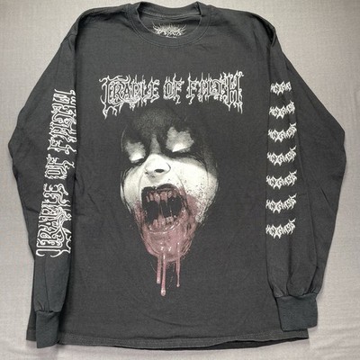 Cradle Of Filth Shirt Men s Medium Black Metal Long Sleeve Black Mass