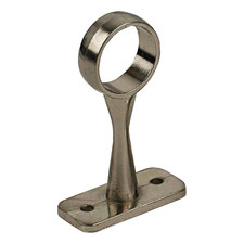 Colorail Brushed Nickel Effect Die-Cast Metal Rail Centre Bracket 65mm Dia 25mm