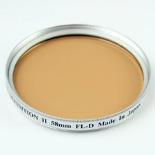 Opteka HD II 58mm Fluorescent-to-Daylight Color Correction Filter Chrome Rim