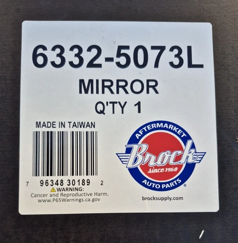 Fits Toyota Corolla 14-17 Drivers Side Power Mirror Heated Signal Assembly
