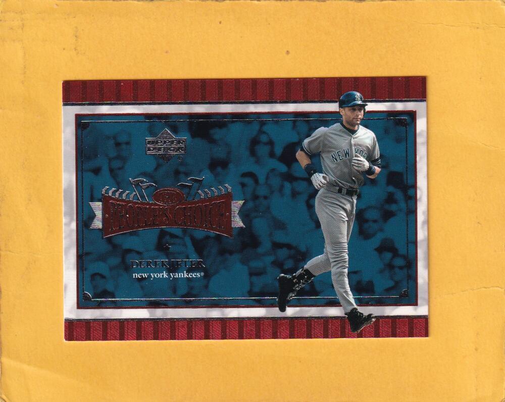 2001 Upper Deck People's Choice #PC12 Derek Jeter Yankees Near Mint or Better