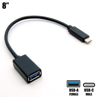 USB-C 3.1 Type C Male to USB 3.0 Type A Female Sync Data Charging Cable Adapter