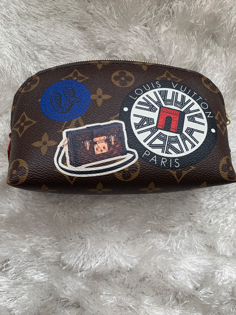 【希少】 LOUIS VUITTON Monogram Cosmetic Pouch PM ポーチ 100% Authentic Louis Vuitton World Tour Cosmetic Pouch PM