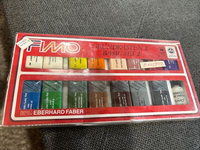 Eberhard Faber Fimo Clay 15 Piece Set Unopened Sealed Packs Oven Bake Polymer