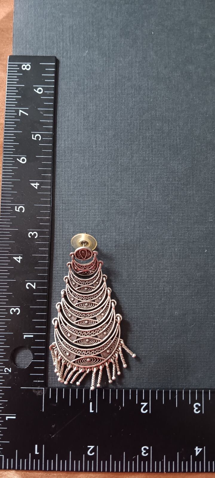 Statement Indian Dangle Earrings - image 2