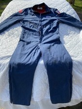 VINTAGE Walls Blizzard Pruf Coveralls Men XL 46-48 Workwear Full Zip Made In USA