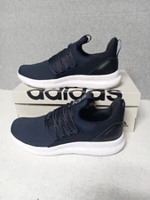 Adidas Lite Racer Adapt 7.0 Slip On Running Shoes Mens Sz 10.5 Black White