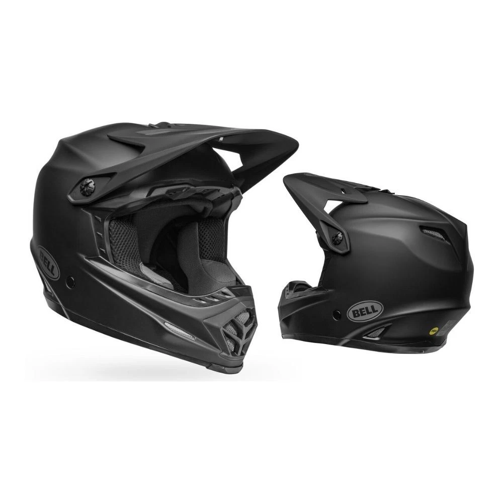 Bell Moto 9 Youth Matte Black Lightweight Dirt Bike DOT
