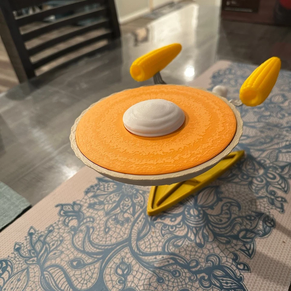 Starship EnterPies - Divertido centro de mesa de Acción de Gracias temático Star Trek decoración  Foto 2 de 4