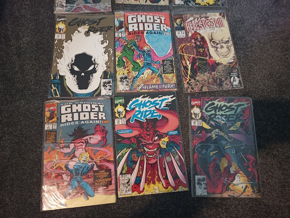 MARVEL COMICS THE ORIGINAL GHOST RIDER Job lot. mixed numbers inc eBay