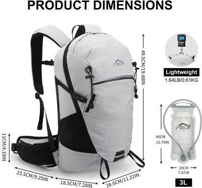 backpack with laptop sleeve and hydration bladder CVLIFE 3L TPU Water this backpack is built for comfort and versatility. Lightweight Hydration Backpack, Running Backpack