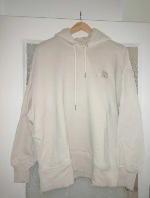Calvin Klein Gr. M Hoodie beige Damen Sweatshirt Kapuze CK Kapuzenpulli
