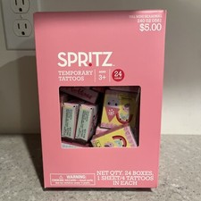 Temporary Tattoos Individual 24 Packs Of 4 Each In Little Boxes