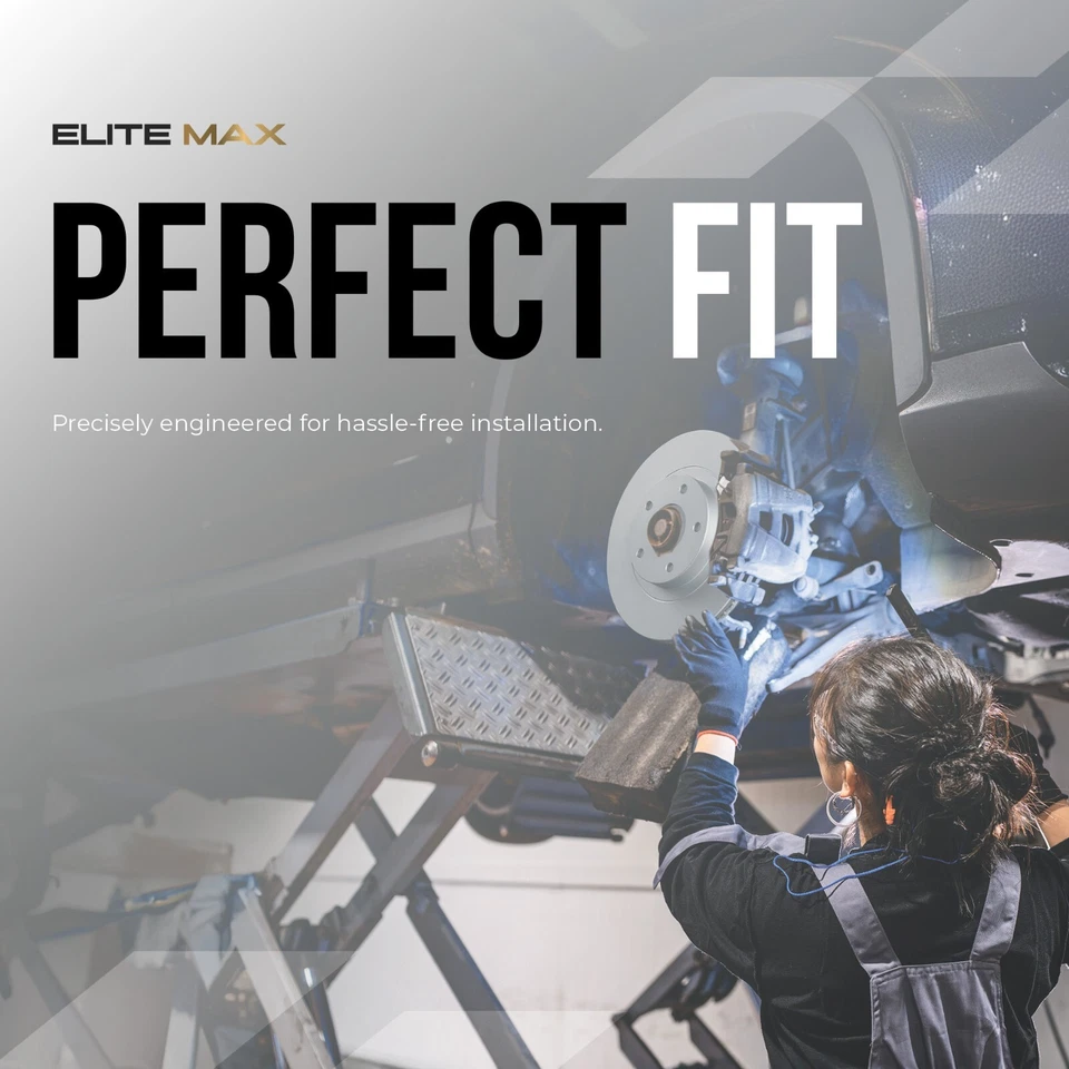 Front Geomet Brake Rotors for 2004-2011 Honda Civic 2011-2015 Honda CR-Z - Image 4 of 4