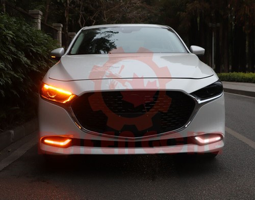 For Mazda 3 Sedan 2019-2020 Front Bumper Fog Light Daytime Running Lamp LED DRL - Picture 7 of 9