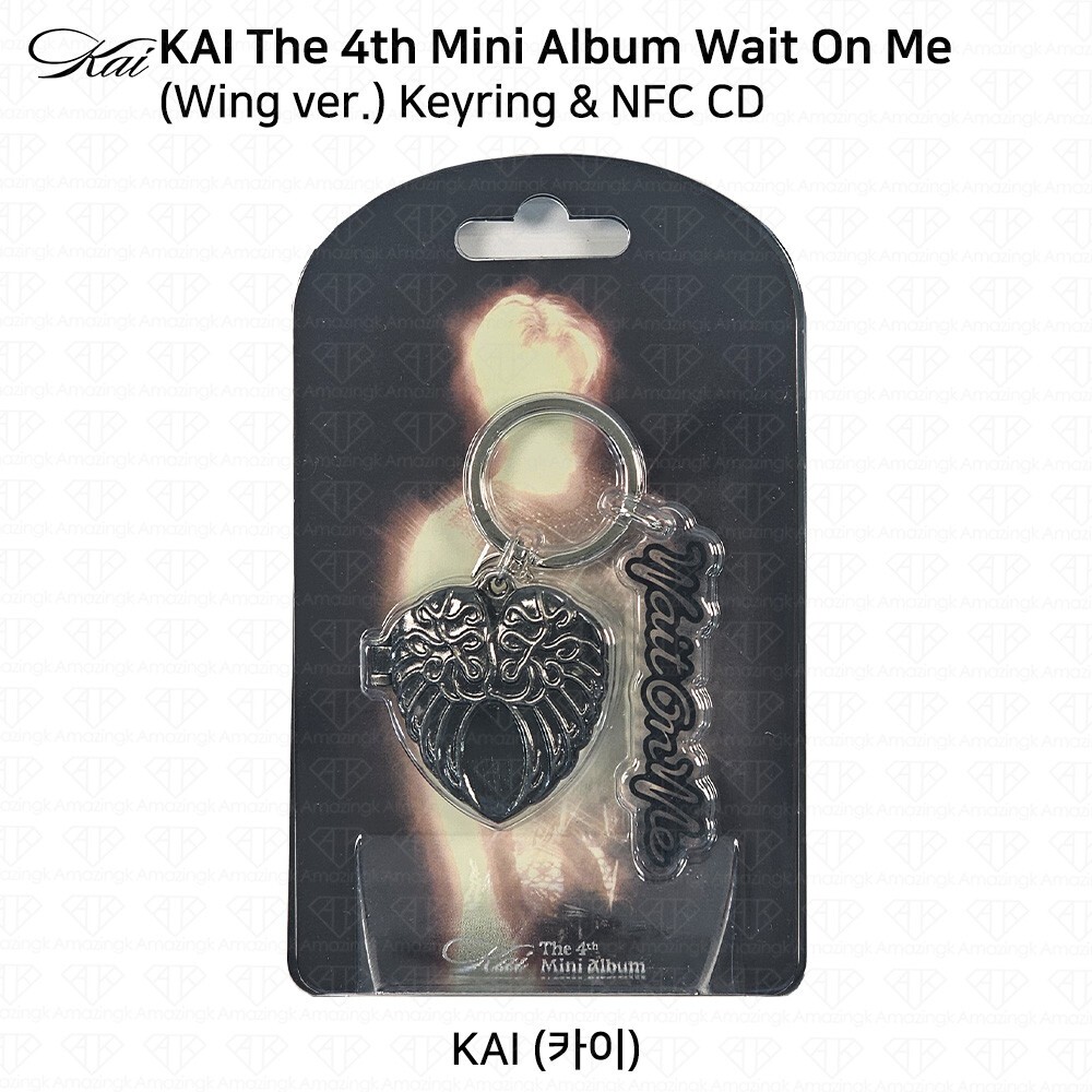 NO PHOTOCARD]Kai The 4th Mini Album Wait On Me Wing ver. Keyring