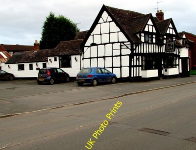 Foto 6x4 White Hart, Shifnal Haughton \/SJ7408 Das Fachwerk High Str c2015