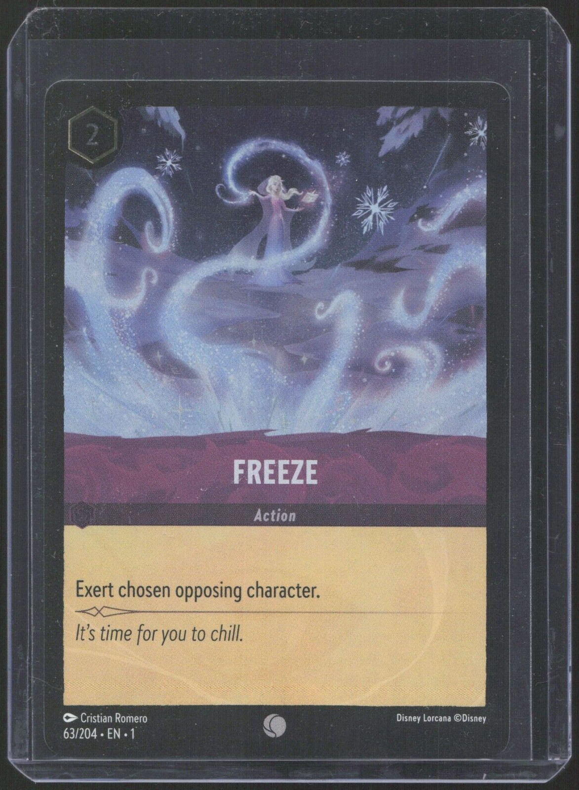 Freeze #63/204 [Foil] 2023 Disney Lorcana The First Chapter