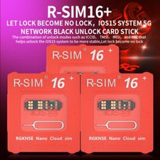 R-SIM 16+ Nano Unlock RSIM Card per iPhone 13 12 mini 12 Pro XS MAX 8 IOS 15 H7