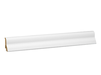 Sockelleiste foliert Marburger MDF Weiße Scheuerleisten Fußleisten 20x40mm