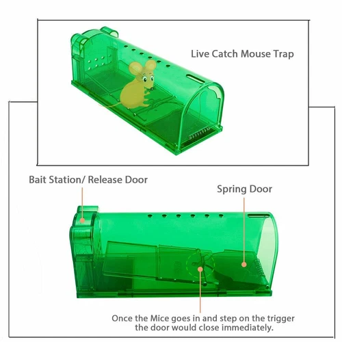 The Best Selling Mouse Traps - 2 Pack Live Catch and Release Mouse-trap - Picture 2 of 12