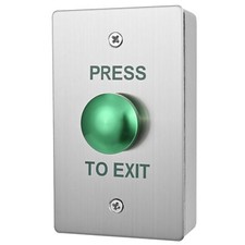 Push to Exit Button for Door Access Control Big Press Button Waterproof Stain...