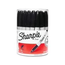Sharpie Fine Tip Permanent Marker, Black, 36 Bulk, H-286BL