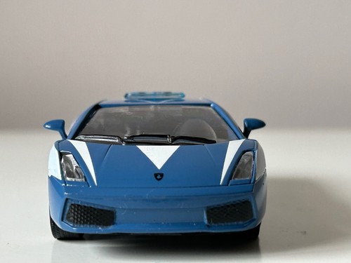 Lamborghini Gallardo Italian Police Car Model Toy Diecast Amercom 1:43 Scale - Picture 7 of 11